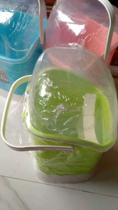 360-Tempat Sendok Garpu Felicia 5 Sekat Dengan Handle