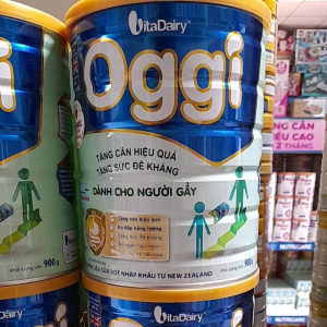 (Tích app đổi quà)Sữa Bột Oggi gầy Vitadairy Dành Cho Người Gầy LON 900G