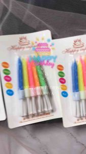 LILIN ULTAH 10 BIJI TINGGI DARI ATAS SAMPAI BAWAH SEKITAR 75CM