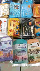 Angpao / Amplop Lebaran motif/Gambar ATM Ukuran Medium