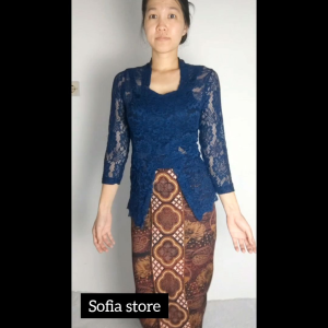 Atasan Kebaya Bali Brokat Bahan Melar Hanya Baju Saja
