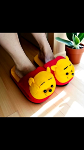 รองเท้าใส่เดินในบ้าน รองเท้าแตะ รองเท้าหัวตุ๊กตา slippers ฟรีไซส์(เท้าไม่เกินเบอร์40)