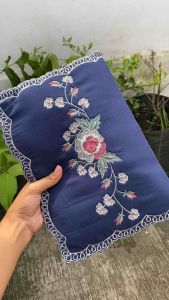 Mukena Dewas Rosabella Full Bordir Katun Premium Telekung