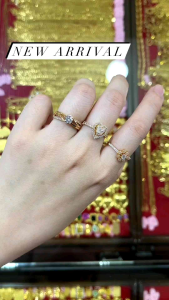 Cincin Modis Emas 375/8K EmasnAsli Emas Muda