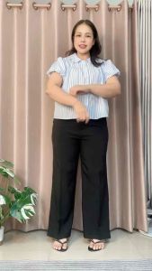 เกงยีนส์สาวอวบ เก็บเอว เก็บพุง เก็บสะโพก เนื้อผ้าดีสวมใส่สบาย