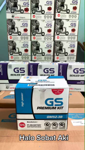 ACCU ORIGINAL GS ASTRA GM5Z SEPEDA MOTOR TITAN SMASH SUPRA X SUPRA FIT LEGENDA MTX5AL YB5LB YT7C