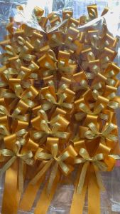 โบว์สำเร็จรูป สีเหลืองทอง