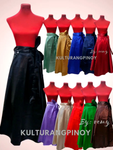 Satin skirt ( wrap around) size fit to small- 2x