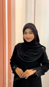 ฮิญาบสวมยืด ปักคริสตัล