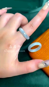 【现货】翡翠玉戒指▪️18mm / 19mm|平安守护 ✦ 福气能量 ✦ 气质提升 ✦ 东方贵气|Jade Ring