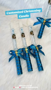 Customized Christening Candle 10pcs. per pack