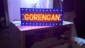 LED sign Gorengan