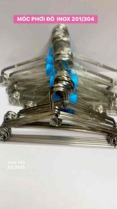 🅾️ COMBO 10 MÓC PHƠI QUẦN ÁO INOX 201/ 304. LOẠI DÀY ĐẶT BIỆT . MÓC PHƠI ĐỒ TRẺ EM / NGƯỜI LỚN.