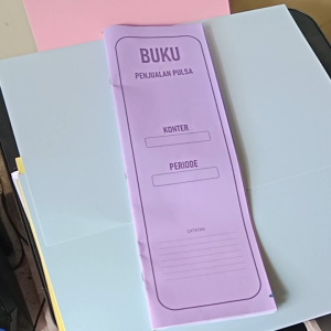 BUKU PENJUALAN PULSA | BUKU KONTER