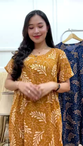 dLUMINTU daster murah motif daun bisa COD