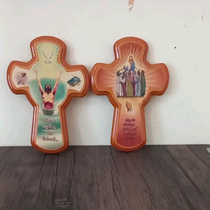 Salib Hias Gantung Kayu Kecil Kode HS 920