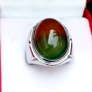 CINCIN BATU EDONG PANCAWARNA RING TITANIUM
