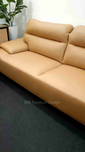 (FREE Installation+Shipping) KBS Marsico 3+2 Seater Fabric Leather Air Sofa / Water Repellent Fabric / Cat Friendly / Modern Minimalist style / Large Size / Full Fabric Sofa / 3S: W243 D94 H97 cm