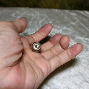 Aged Tibetan Xang Xung (Zhang Zhung) Sun Moon and Star Da Luo Dzi with red spots (with certificate necklace string) 西藏老矿象雄满朱砂日月星达洛天珠(带证书送挂绳)