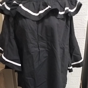 Atasan Kerah Sabrina Bahan Katun LD 100 PJ55