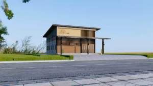 แบบบ้านโมเดิร์นที่เก็บของ 1 ชั้น