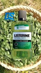 Listerine Antiseptic Mouthwash|Obat Kumur AntiSeptik Natural Green Tea 250ml