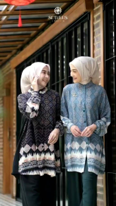 Dayu Oneset Part 25 by Tulus Signature | Setelan Celana Wanita Terbaru Ld 120 Bahan Kelly Crinkle Mix Airflow | Setelan Wanita Muslim Untuk Kondangan Motif Terbaru Cantik Elegan