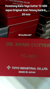 Alat Pemotong Kaca Toyo TC 600 Asli Japan Original Pisau Kaca Pisau Potong Kaca