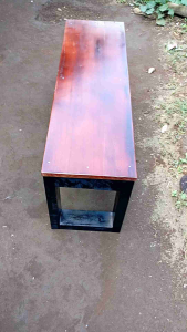 Bangku pajang/Bangku kayu panjang/Kursi tunggu kayu/Kursi santai/kursi taman kayu/Kursi warung/Kursi Cafe santai/Bangku Kayu santi/Murah/Bangku pajang minimalis kayu