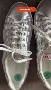 BlissMK Silver Sneakers | Imported