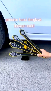 Kunci Pemutar Dongkrak Mobil / Jack Rachet Wrench