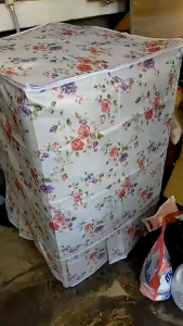 Top Load Oxford Cloth Washing Machine Cover for 9-12 kg Dustproof Waterproof Sun-Proof Smoke-Proof