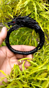 Gelang Akar Bahar Ukir Naga Dragon 3D