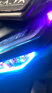 LAMPU ALIS RUNING 2 MODE  VARIO 125 - 150 GRATIS 2 Devil  EYE