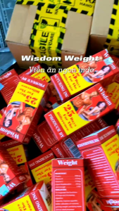 Viên Uống Wisdom Weight tăng cân hỗ trợ tăng cân giúp ăn ngon ngủ ngon hấp thụ tối đa dưỡng chất