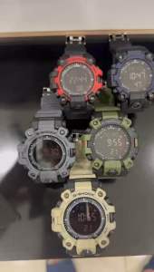 jam tangan sport-mudman new-big screen-water resintant-free box-ready atock