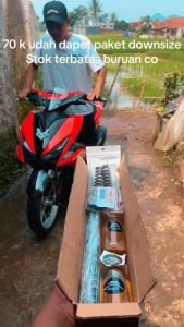 Downsize vario 125 vario 150vario 160 anti jedug per bahan baja alloy lebih empuk