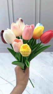 BUNGA TULIP ARTIFICIAL BAHAN FOAM LATEX REAL TOUCH