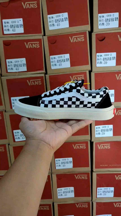 Sepatu Vans Checkerboard Premium Pria dan Wanita Impor Sepatu