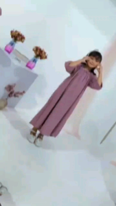 Gamis Anak Dres Fuji Kids Crinkel Aiflow Usia 3-13 Tahun Lengan 3/4