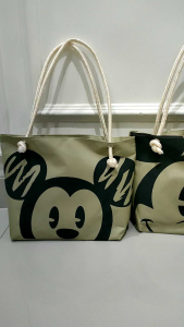 Tas Totebag wanita terbaru-Totebag kanvas Tali sumbu-Tas murah kekinian