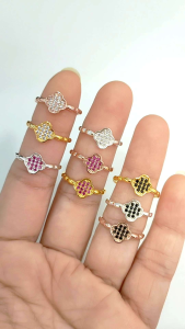 Cincin Dewasa Perak 925 Lapis Mas