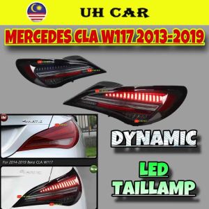Mercedes Benz CLA W117 2013-2019 Dynamic Led Tail Lamp Taillamp Taillight Light With Running Signal Smoke