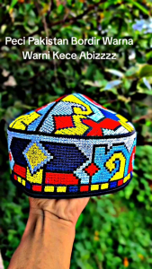 Peci Pakistan Warna-warni / Peci Pakistan Bordir / Peci anak laki-laki &dewasa