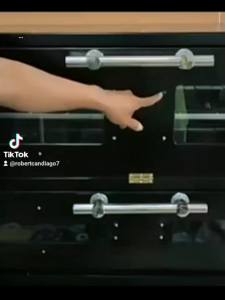 MURAH OVEN GAS GALVANIZ COLOR BOND BLACK DOFF TEBAL DAN ANTI KARAT UK 120x55x70CM API ATAS BAWAH FULL SET FREE PACKING KAYU