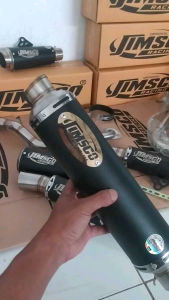 [Free Peredam] Silencer Knalpot Original JIMSCO Racing type HR Zpro inlet 50 mm Dop Couting