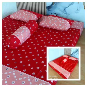Seprei double karet 120×200 160×200 180×200 200×200 Tinggi30