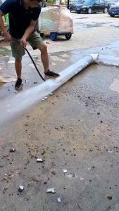 Dây Thông Tắc Cống Bằng Áp Lực Nước Kèm Đầu Béc - Sử Dụng Bằng Máy Rửa Xe Các Cỡ Dây 10M-15M-20M-30M Lắp Máy Rửa Xe Ren 22mm