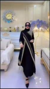 Abaya Turkey Melati silang