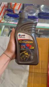 น้ำมันเครื่องมอเตอร์ไซค์ PTT CHALLENGER 4T–AT 0.8lt